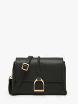 Sac Bandouli�re S Torsade Cuir Etrier Noir torsade ETOS169S-vue-porte
